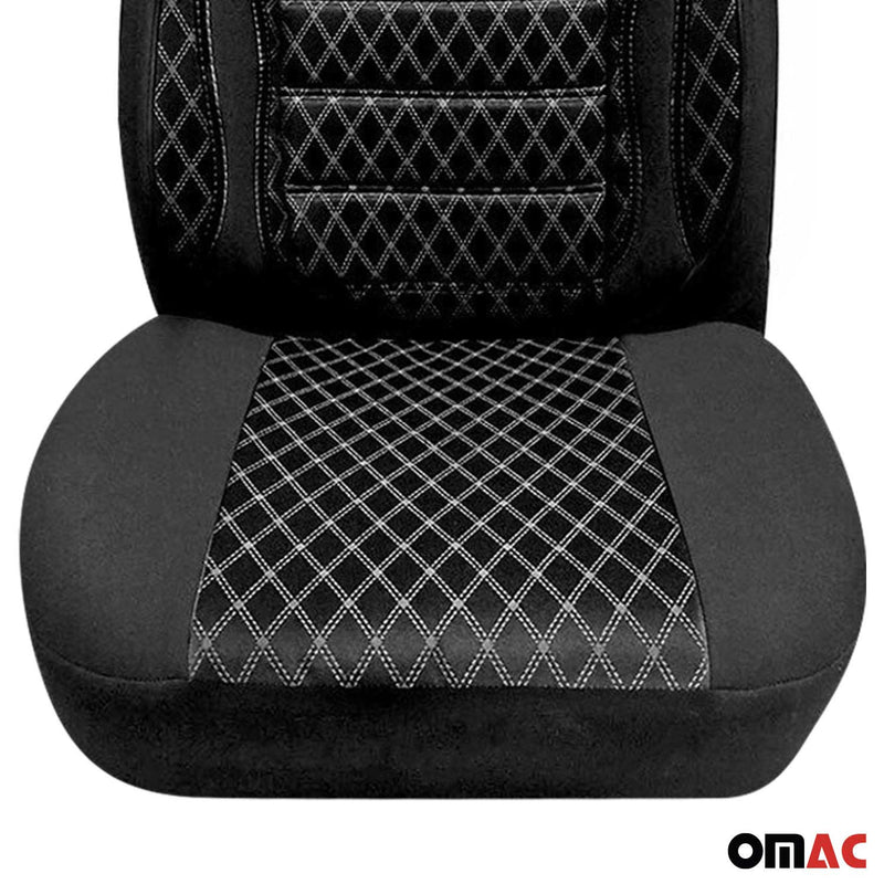 Car Front Seat Cover Cushion Breathable Protection Non Slip Black