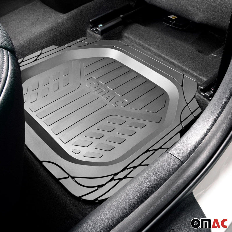 Kia K5 Heavy Duty Trim to fit Floor Mats Liner Black All Weather 4Pcs