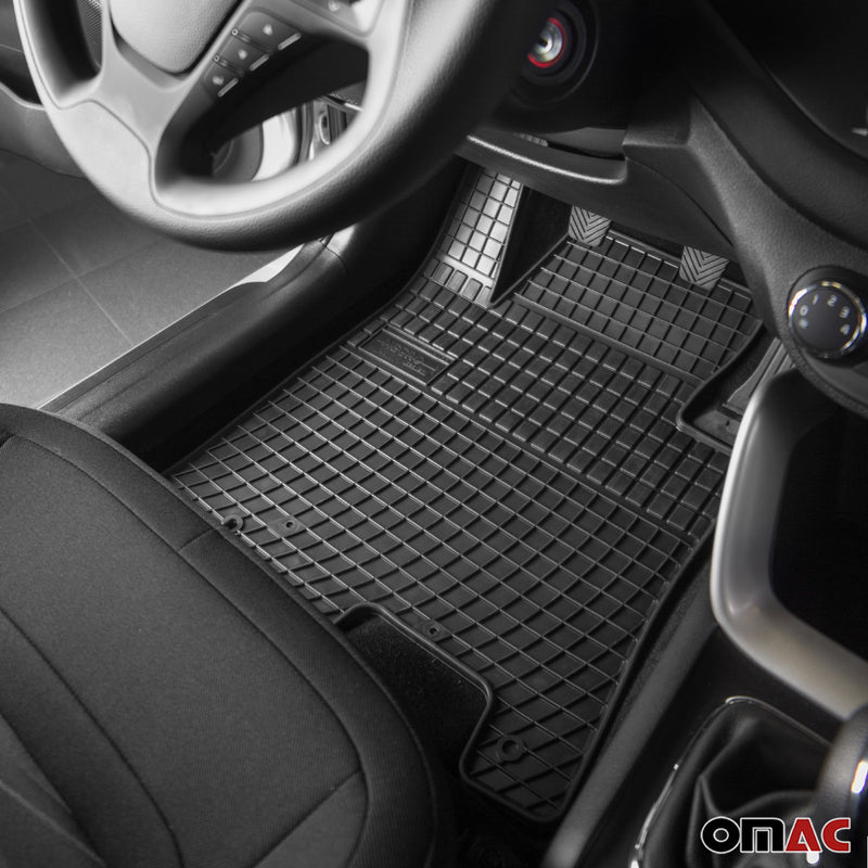 2011-2019 VW Beetle Floor Mats Liners Full Set All Weather Rubber Black