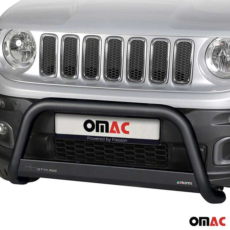 Bull Bar Push Front Bumper Grille for Jeep Renegade 2015-2018 Black 1 Pc