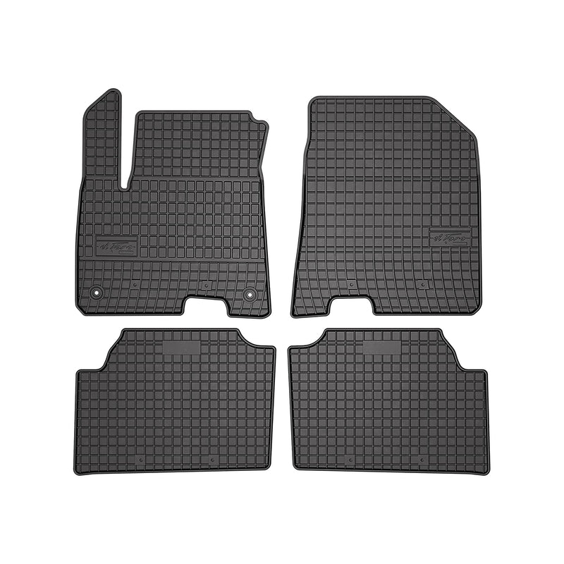 2019-2024 Kia Niro EV Floor Mats Liners Full Set All Weather Rubber Black