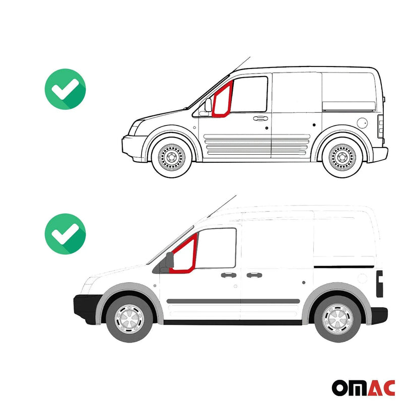2010-2013 Ford Transit Connect Quarter Window Glass Left Driver Side L1 L2
