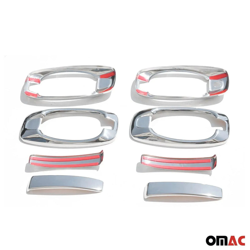 Car Door Handle Cover Protector for RAM ProMaster City 2015-2022 Steel 8 Pcs - OMAC USA