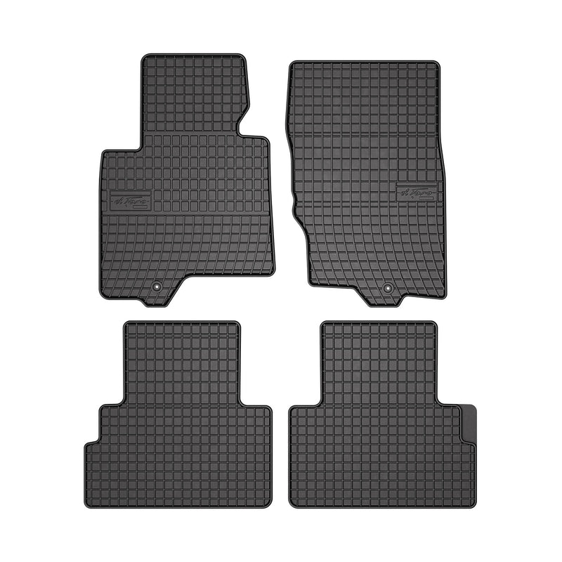 2014-2017 Infiniti QX70 Floor Mats Liners Full Set All Weather Rubber Black