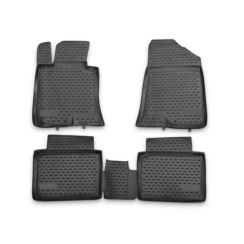 2011-2014 Kia Optima Floor Mats Liners Full Set All Weather Black