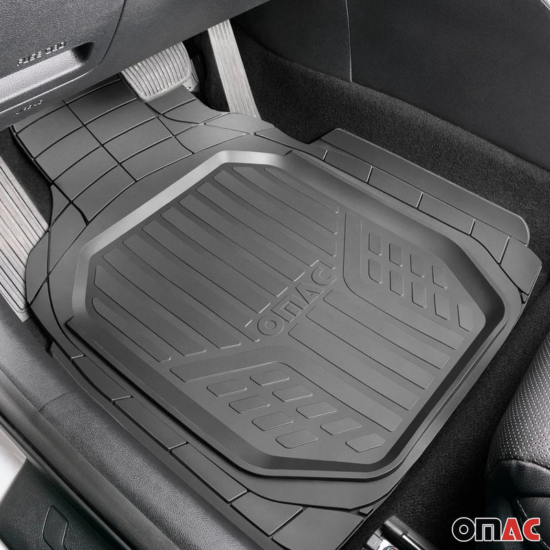 Chevrolet Impala Heavy Duty Trim to fit Floor Mats Liner Black All Weather 4Pcs