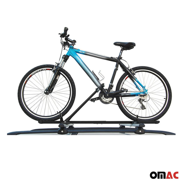 Pro Bike Carrier Roof Mount Black Alu Bicycle Rack Cycling Car Truck SUV