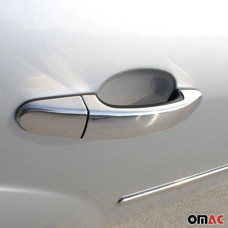 Car Door Handle Cover Protector for Mazda Tribute 2008-2011 Steel Chrome 8 Pcs - OMAC USA