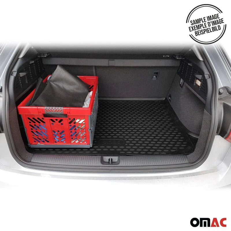 OMAC Cargo Mats Liner for Ford Focus 2012-2018 Hatchback Waterproof TPE Black - OMAC USA