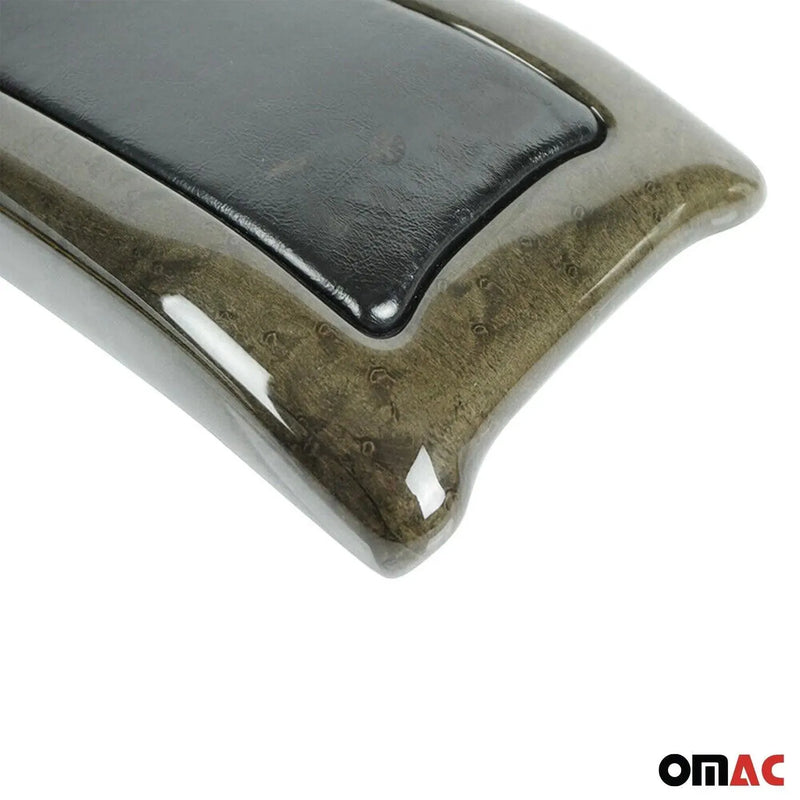 Armrest Box Lid Cover for Mercedes CLK Class C208 1997-2002 Wood Black Green - OMAC USA