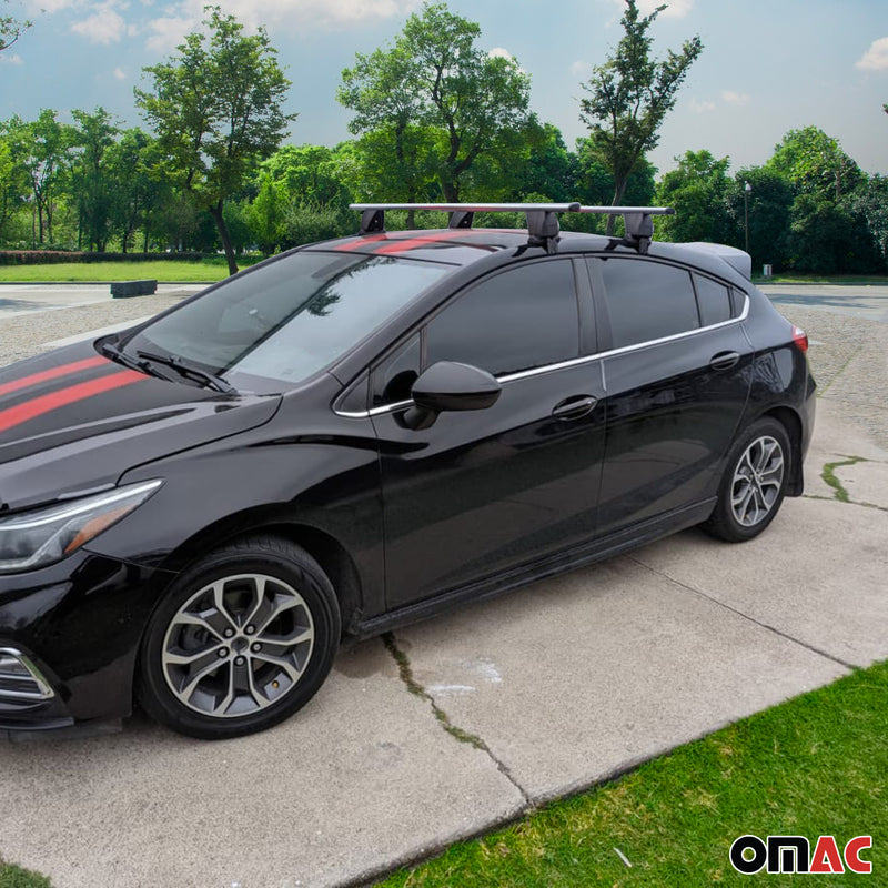 2014-2019 Infiniti Q70 Roof Rack Cross Bars Silver