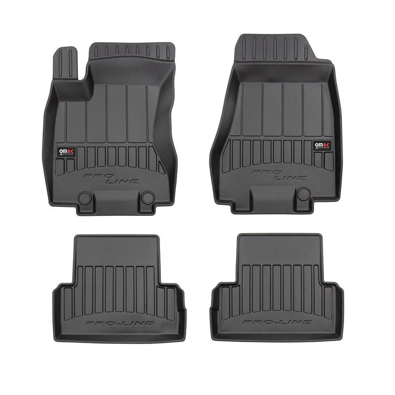 2008-2013 Nissan Rogue Premium Floor Mats Liners Full Set All Weather Heavy Duty Black