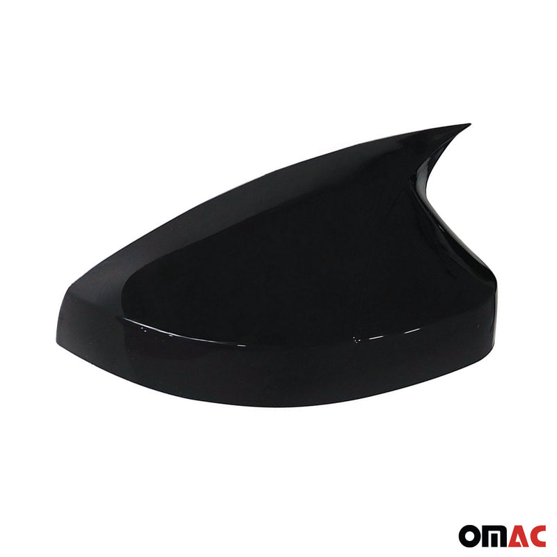 Side Mirror Cover Caps Fits Audi A3 8V A3 Quattro 2015-2020 Piano Black 2 Pcs