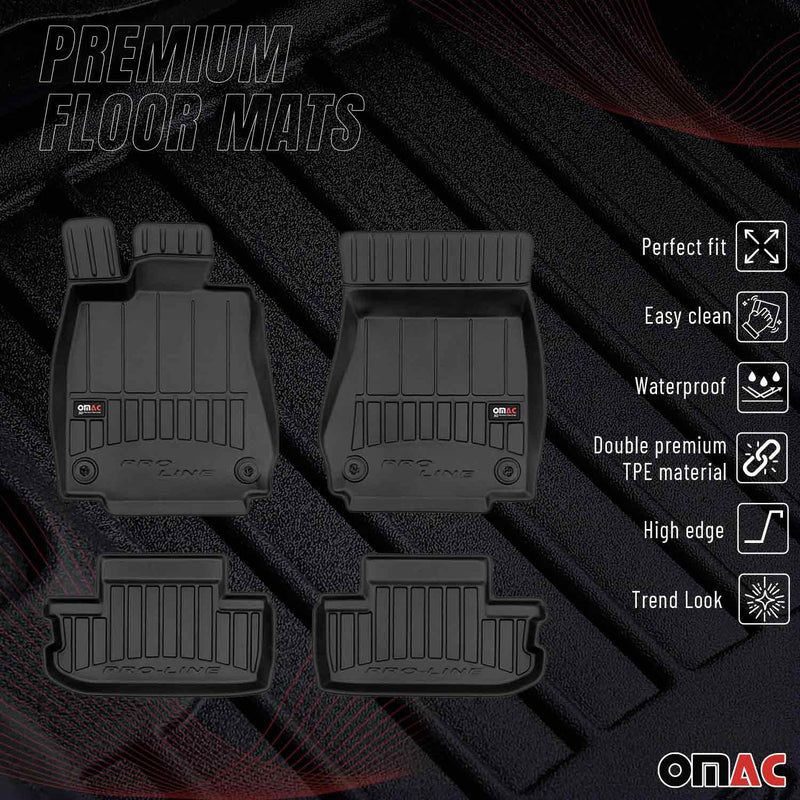 2015-2023 Lexus RC F Premium Floor Mats Liners Full Set All Weather Heavy Duty