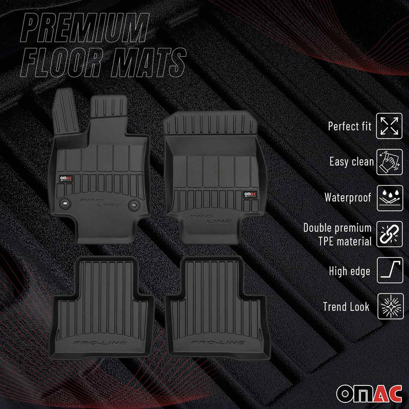 2019-2024 Toyota RAV4 Hybrid Premium Floor Mats Liners Full Set All Weather Heavy Duty