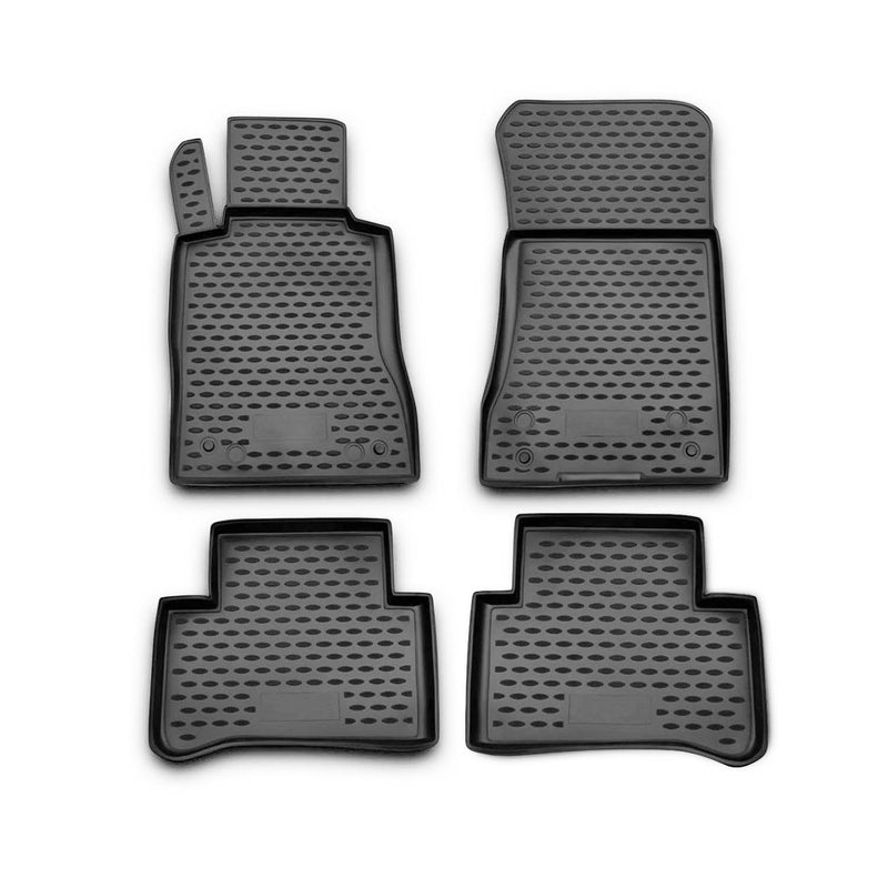 2008-2011 Mercedes CLS Class C219 Floor Mats Liners Full Set All Weather Black