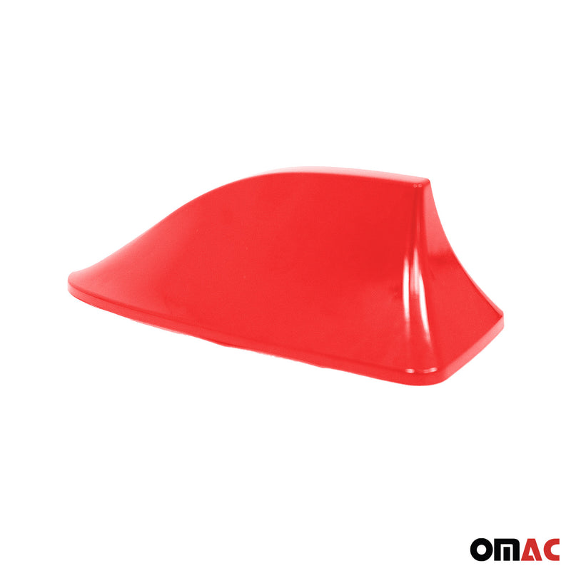 Car Shark Fin Antenna Roof Radio AM/FM Signal Aerial Accessories Red