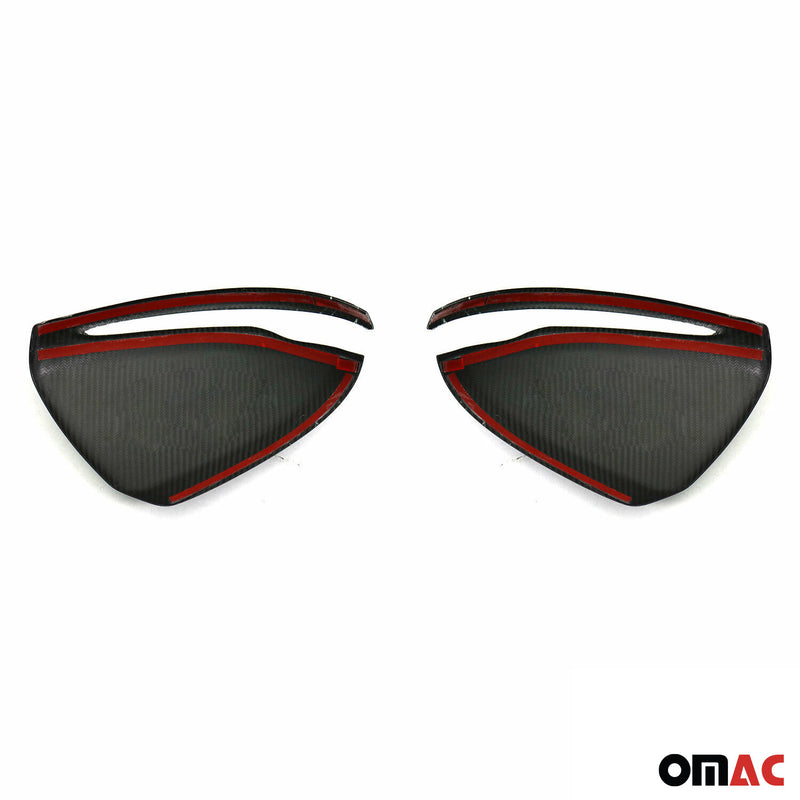 2014-2020 Mercedes S Class W222 Side Mirror Cover Caps Carbon Fiber 2Pcs