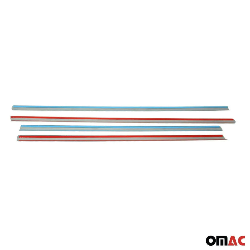 Window Molding Trim Streamer for Mercedes M Class W164 2005-2011 S. Steel 4x - OMAC USA