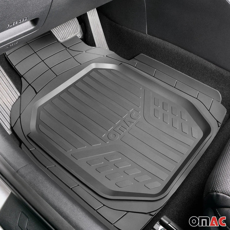 BMW 4 Series Heavy Duty Trim to fit Floor Mats Liner Black All Weather 4Pcs