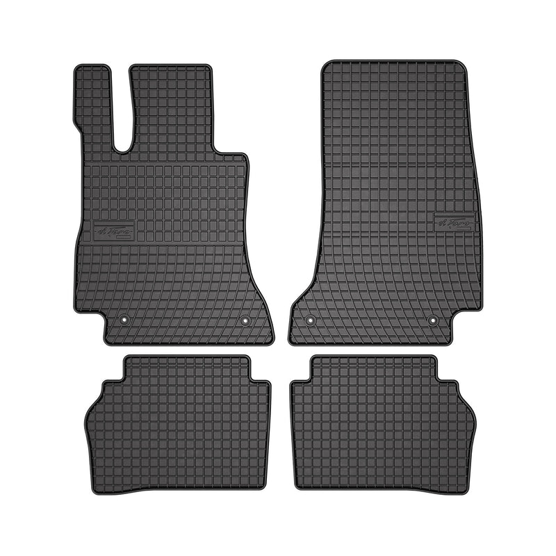 2017-2023 Mercedes E Class W213 Sedan Floor Mats Liners Full Set All Weather Rubber Black