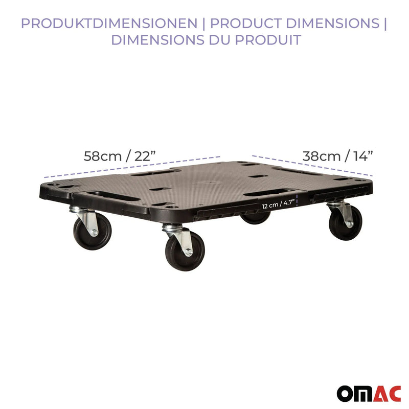 Rolling Board Transport Dolly Furniture 1197 lbs Furniture Mover Step Plate