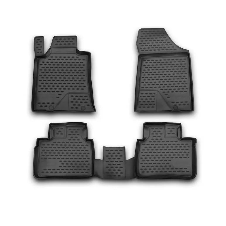 2013-2018 Nissan Altima Floor Mats Liners Full Set All Weather Black