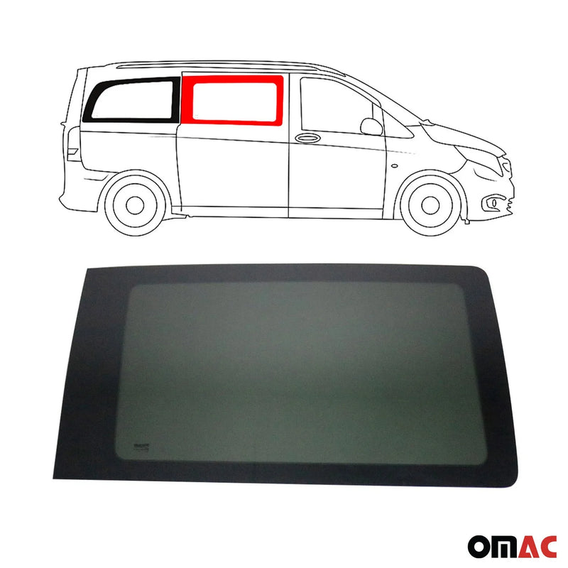 2016-2024 Mercedes Metris Window Glass Fit Kit Right Side Front L2 L3 Black