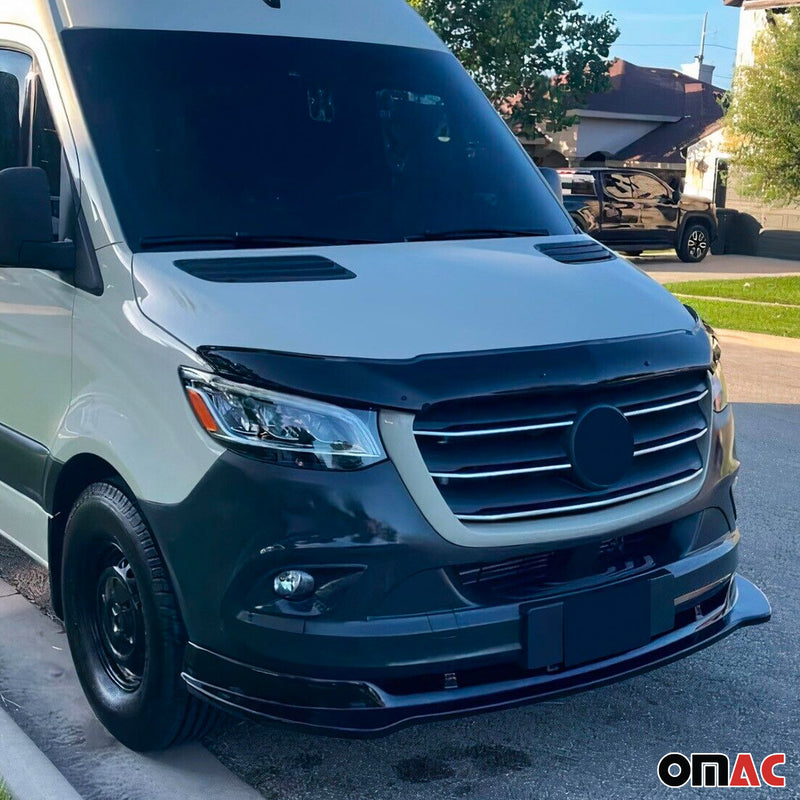 2019-2025 Mercedes Sprinter W907 910 Front Bug Shield Hood Deflector 1 Pc Smoke