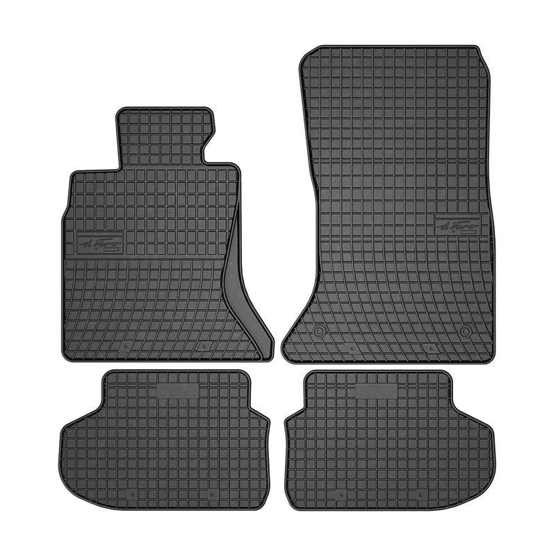 2013-2016 BMW 5 Series F11 Wagon Floor Mats Liners Full Set All Weather Rubber Black