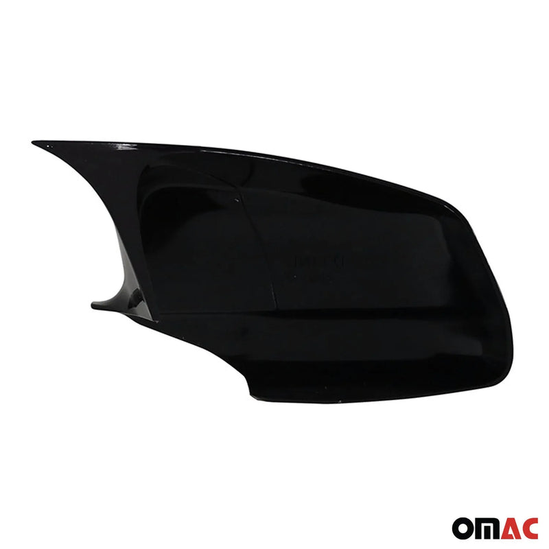 Side Mirror Cover Caps fits BMW 5 Series F10 F11 F18 2011-2013 Gloss Black