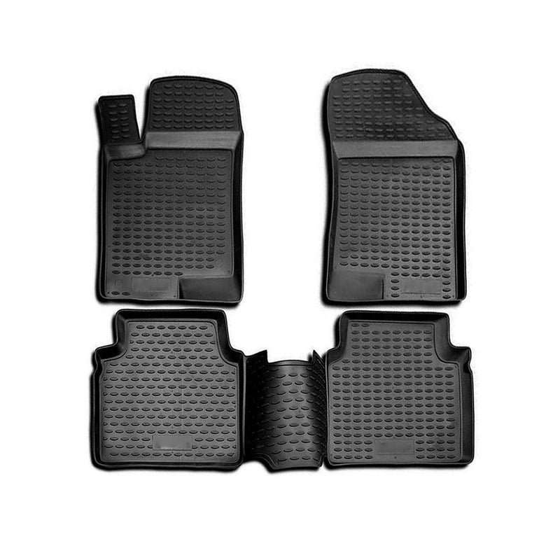 2006-2010 Hyundai Sonata Floor Mats Liners Full Set All Weather Black