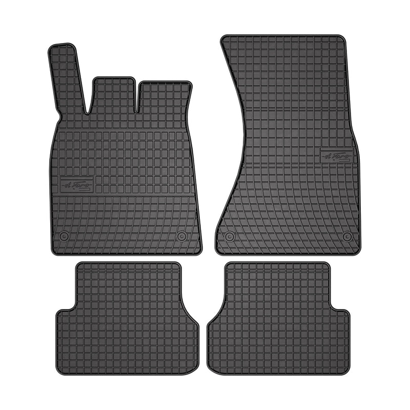 2012-2018 Audi A6 S6 C7 Floor Mats Liners Full Set All Weather Rubber Black