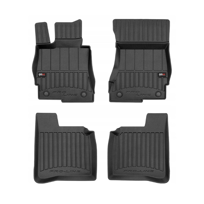 2007-2013 Mercedes S Class W221 Long Premium Floor Mats Liners Full Set All Weather Heavy Duty Black