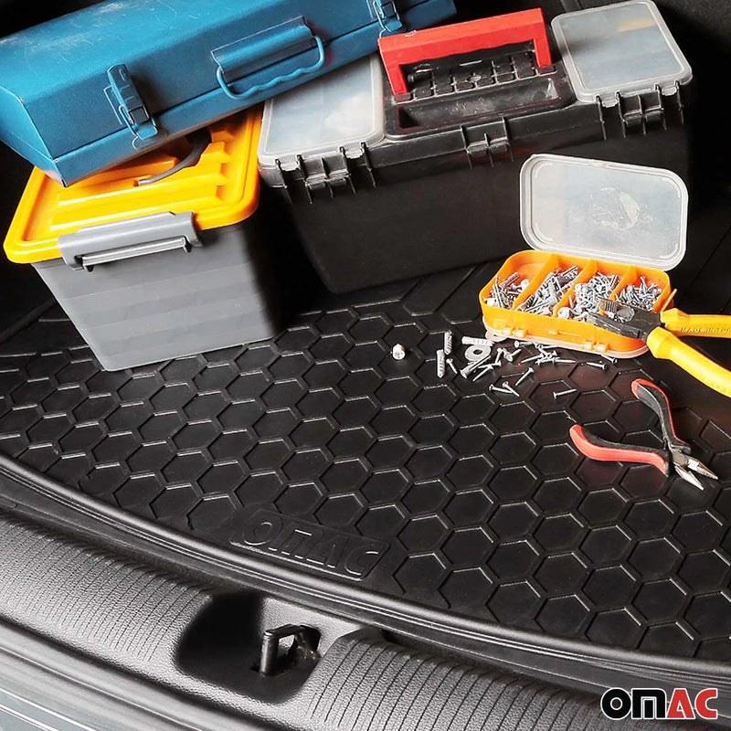 Fiat Semi-Custom fit Cargo Mats Liner All Weather Black Rubber