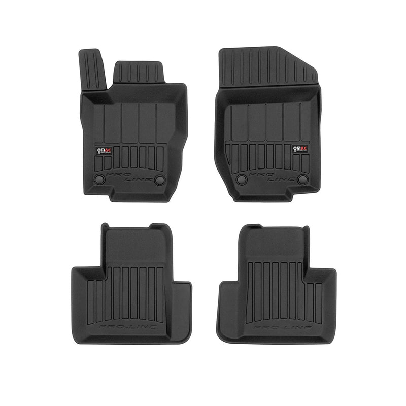 2007-2012 Mercedes GL Class X164 Premium Floor Mats Liners Full Set All Weather Heavy Duty Black