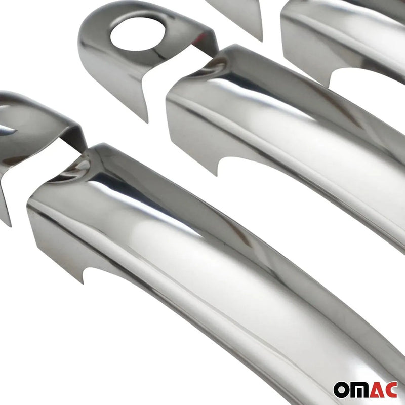 Car Door Handle Cover Protector for VW Amarok 2010-2020 Steel Chrome 8 Pcs - OMAC USA