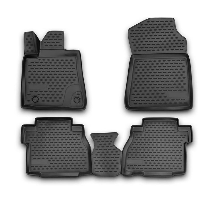 2007-2013 Toyota Tundra Double Cab/CrewMax Floor Mats Liners Full Set All Weather