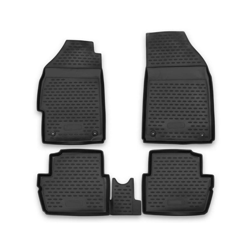 2013-2015 Chevrolet Spark Floor Mats Liners Full Set All Weather Black