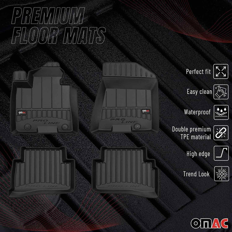 2016-2021 Hyundai Tucson Premium Floor Mats Liners Full Set All Weather Heavy Duty