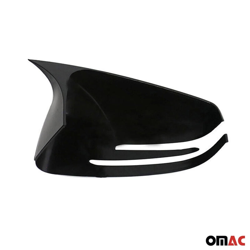 Black Glossy Wing Mirror Cover Caps for Mercedes W212 W204 W221 X204 C218