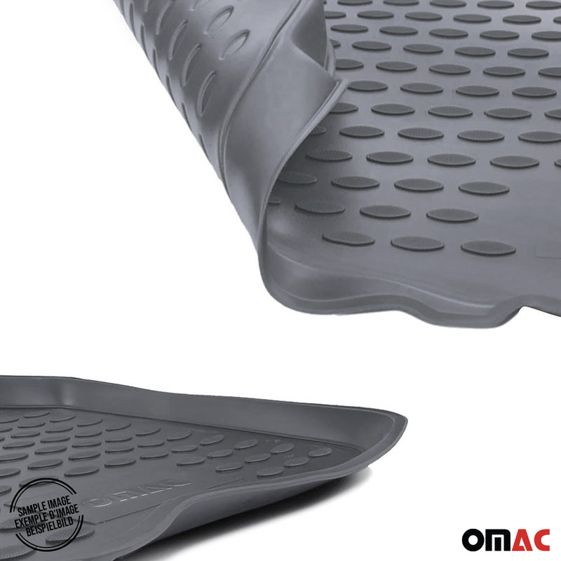 2009-2018 RAM 1500 Crew Cab Floor Mats Liners Full Set All Weather Gray