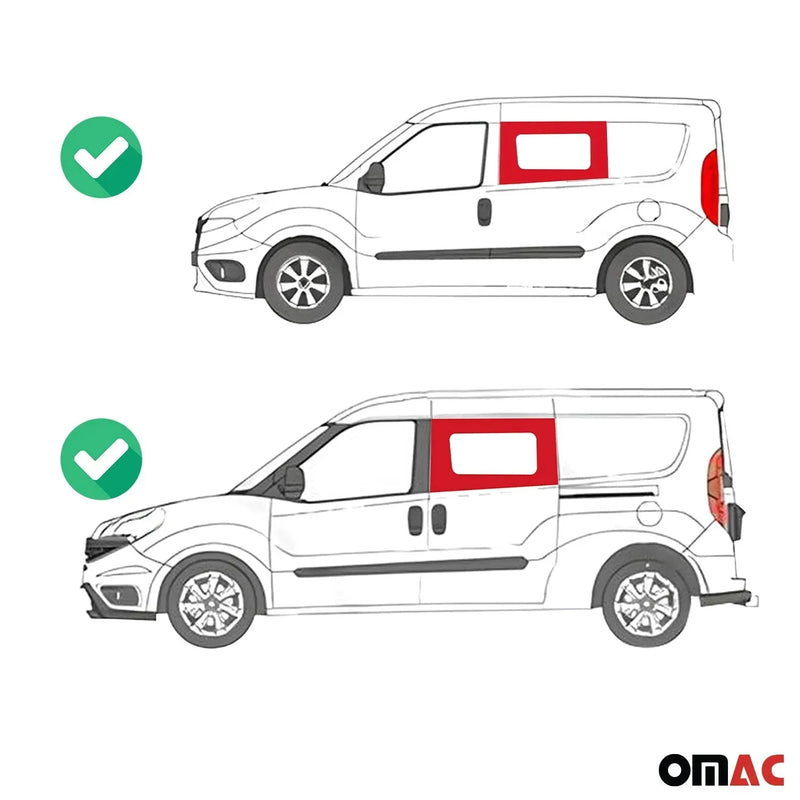 2015-2022 RAM ProMaster City Window Glass Front Left Side