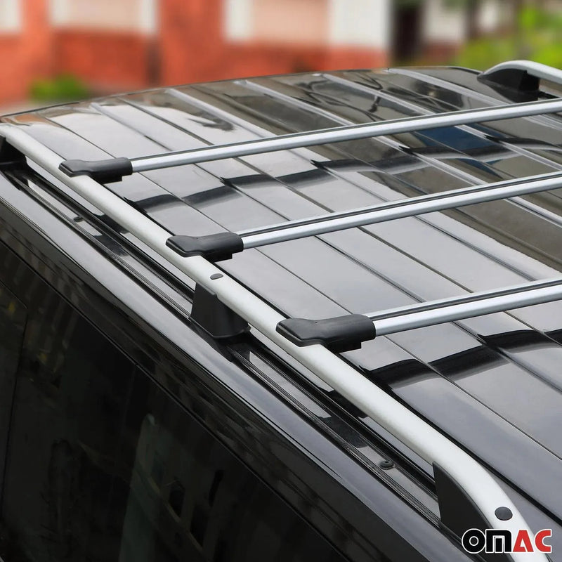 Roof Rack Cross Bars Luggage Carrier for Mercedes Metris 2016-2024 Alu Silver 3x - OMAC USA