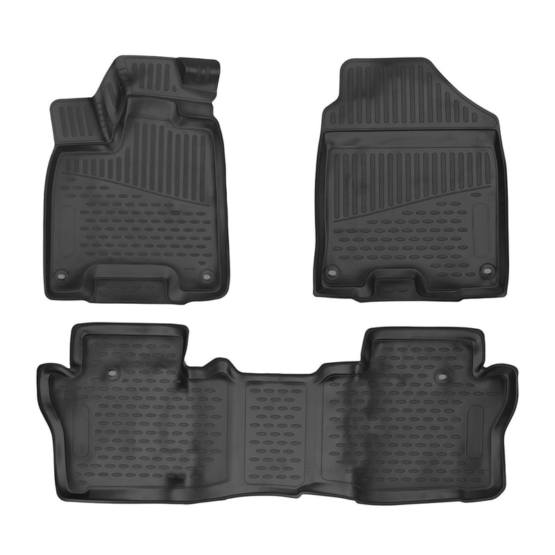 2019-2024 Honda Passport Floor Mats Liners Full Set All Weather Black