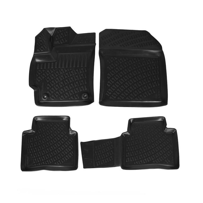 2020-2024 Toyota Corolla Sedan Floor Mats Liners Full Set All Weather Black