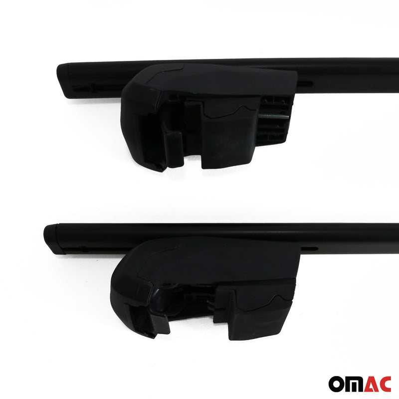 2007-2015 Audi Q7 Roof Rack Cross Bars Black