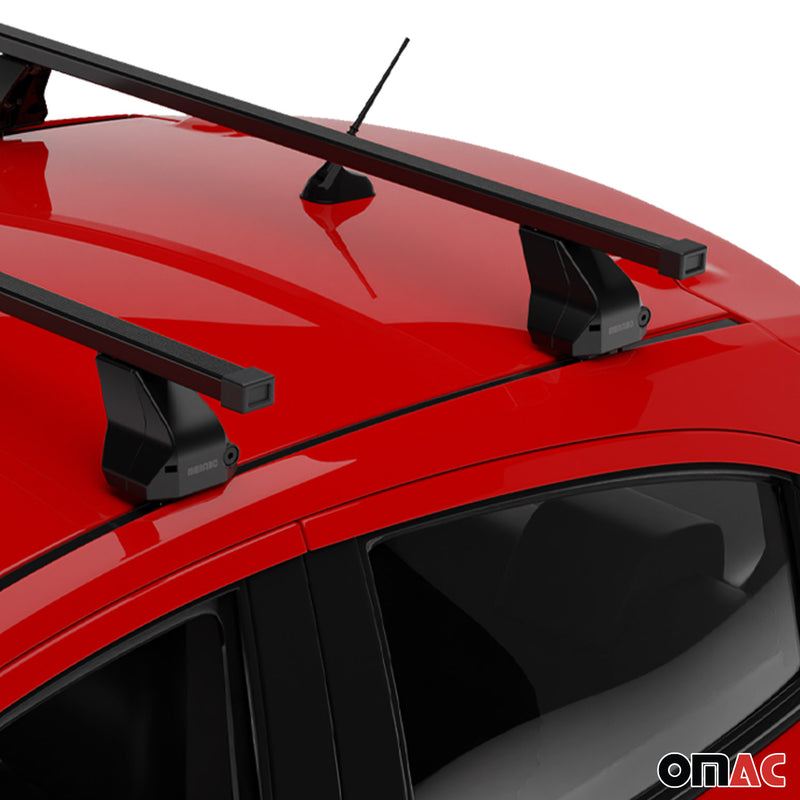 2013-2015 Subaru XV Crosstrek Roof Rack Cross Bars Black