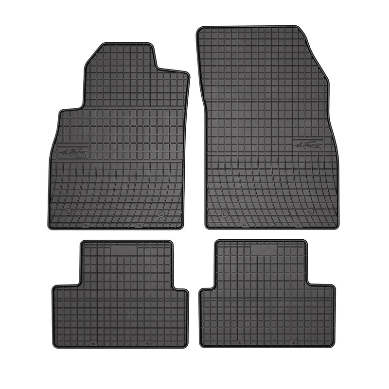 2012-2014 Chevrolet Orlando Floor Mats Liners Full Set All Weather Rubber Black