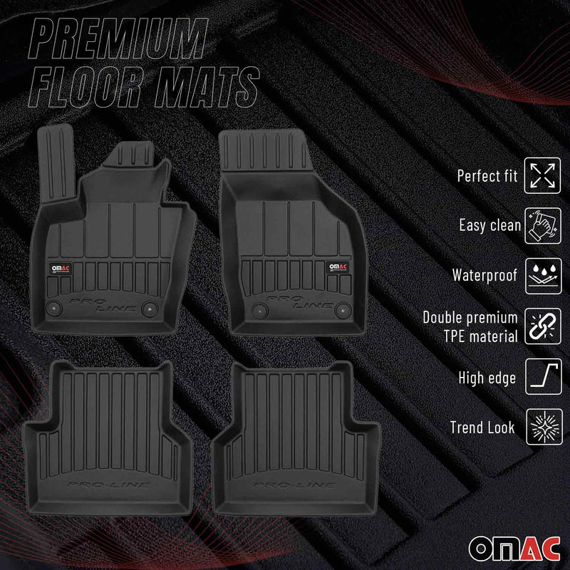 2013-2018 Audi Q3 Premium Floor Mats Liners Full Set All Weather Heavy Duty